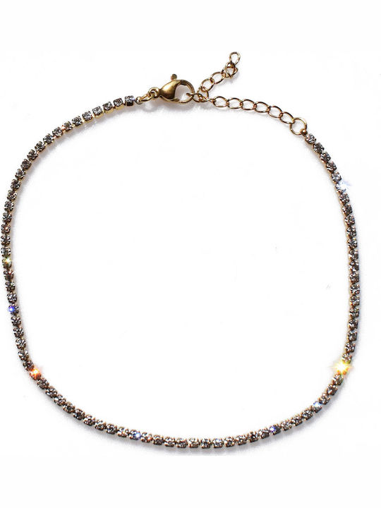 Bizoutaki Anklet from Brass 21cm