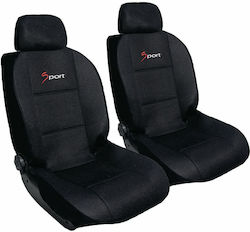 Kaver Set Huse Auto 4buc Poliester Aero Negru