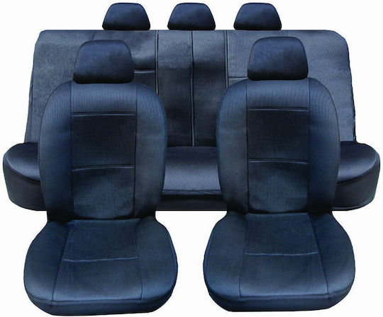 Kaver Car Cover Set 4pcs Polyester Aero Black