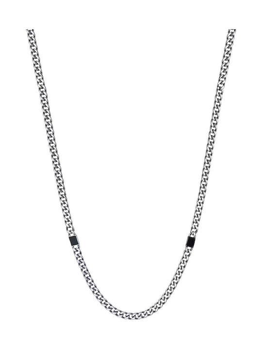 Luca Barra Chain Neck made of Steel Length 50cm
