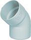Fasoplast Γωνιακή σύνδεση σωλήνα PVC 75mm 8022045075