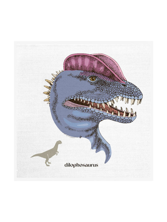 Walls Kids Wall Art Framed Diplodocus with Whit...