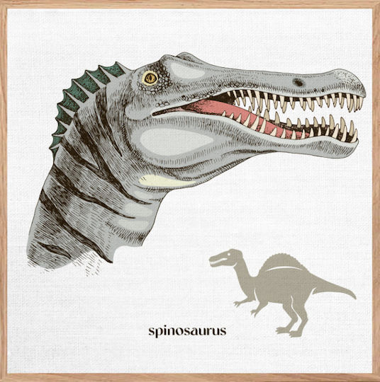 Walls Kinder Wandkunst Gerahmt Spinosaurus