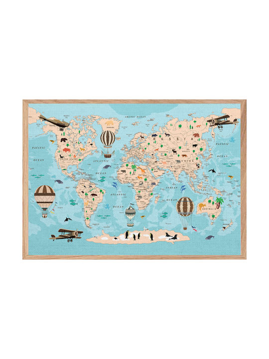 Walls Kids Framed Canvas Wall Painting 20x15cm