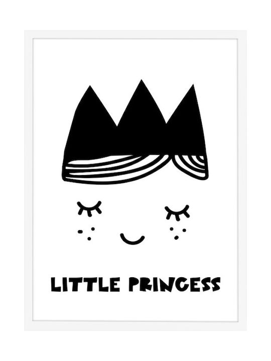 Walls Детско Рамка Little Princess с Бяла Рамка от Дърво 30x40см