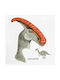 Walls Kids Wall Art Unique Dinosaur with White Frame from Wood 50x50cm