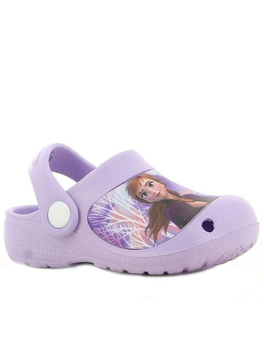 Disney Kinder Strand-Clogs Flieder