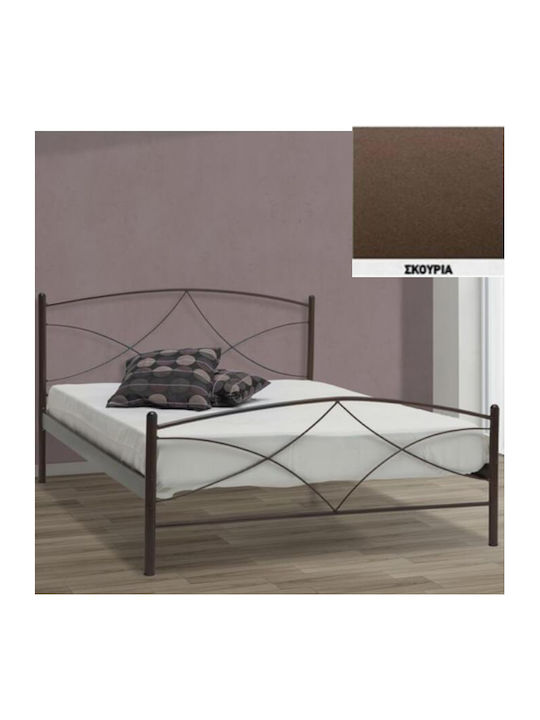 Άνδρος Metallbett Einzel mit Rost für Matratze ...