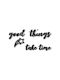Walls 3D Διακοσμητική Σιλουέτα Good Things από Ξύλο 50x25cm