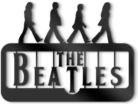 Walls 3D Διακοσμητική Σιλουέτα Beatles 100x75cm Walls 3D Διακοσμητική Σιλουέτα Beatles 100x75cm