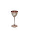 Glass for White and Red Wine made of Metal in Rose Gold Color Goblet 180ml 1pcs