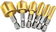Exdel Tools Σετ Φρέζες για Ξύλο 6τμχ