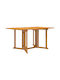 Outdoor Dinner Foldable Wood Table Natural 150x90x75cm