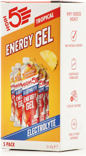 High5 Electrolyte Energy Gel Tropical 5 x 60гр