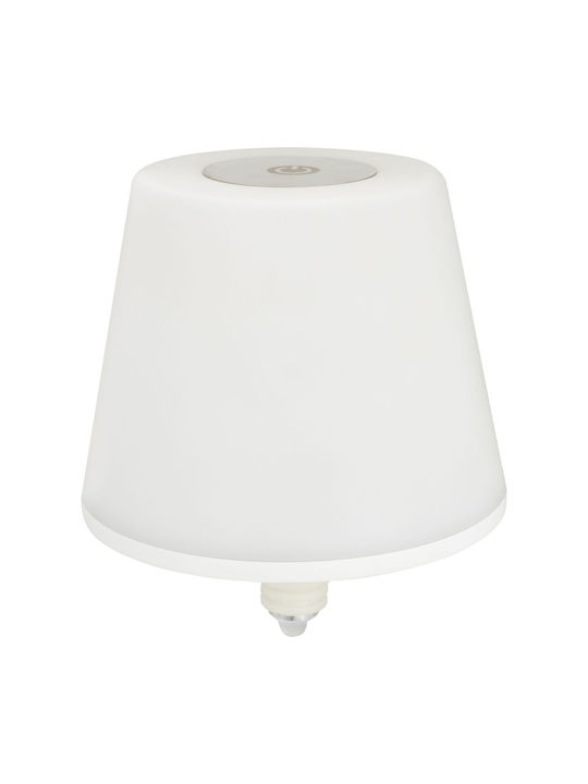 REV Επιτραπέζιο Διακοσμητικό Φωτιστικό LED σε Λευκό Χρώμα