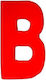 Sign with Text in Orange Color 3cm 6308000000071
