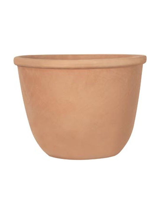 Esteras Γλάστρα Πλαστική Καφέ 21x21x18εκ.