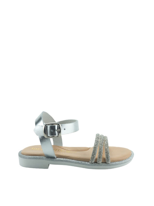 Meridian Kinder Sandalen Silber