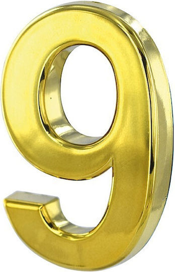 Thirard Sign with Number in Gold Color 5cm 00967209