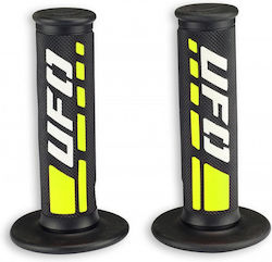 UFO Motorcycle Grips in Yellow Colour