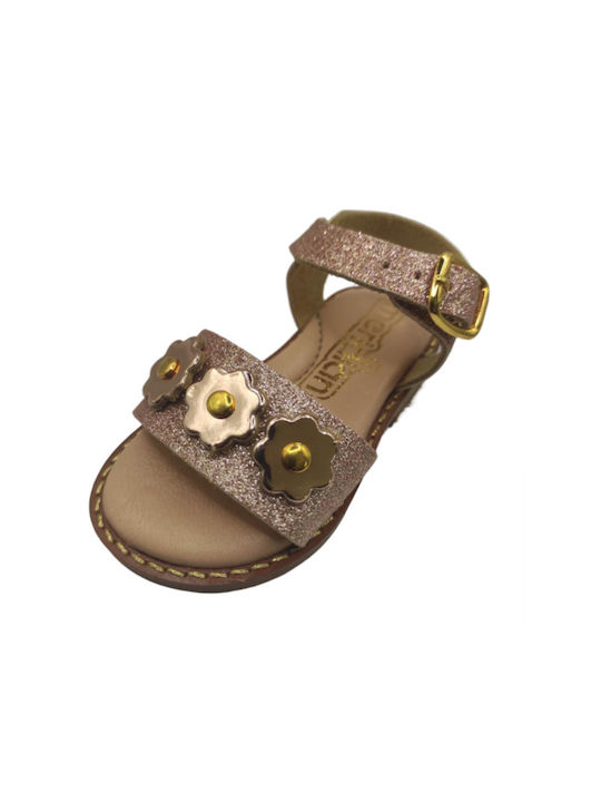 Meridian Kinder Sandalen Gold