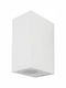 Polux Aplica de exterior montată pe perete GU10 IP44 Dublu Fascicul 9.2x6.7x15εκ.