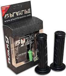 Playlife Motorcycle Grips in Black Colour