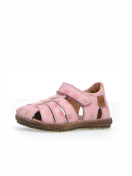 Naturino Girls Sandals with Velcro Pink