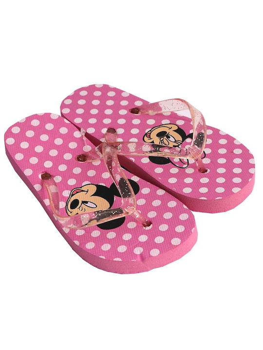 Disney Kids' Flip Flops Minnie Pink