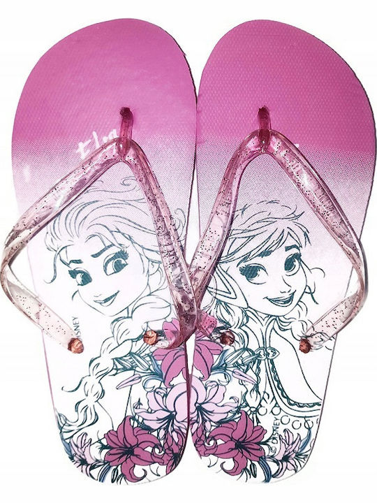 Disney Παιδικές Σαγιονάρες Flip Flops Frozen Ρο...