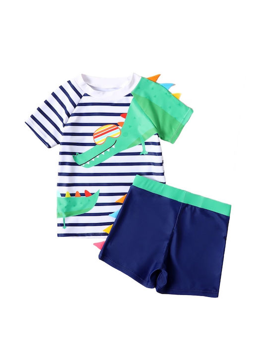 Babykids Kinder-Badebekleidung Bademoden-Set Sonnenschutz (UV) Blau