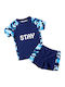 Babykids Kids Swimwear Swimwear Set Blue