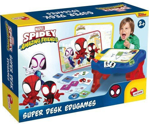 Spidey and His Amazing Friends Măsuță pentru Copii pentru Desen din Plastic Multicolor Lisciani Giochi