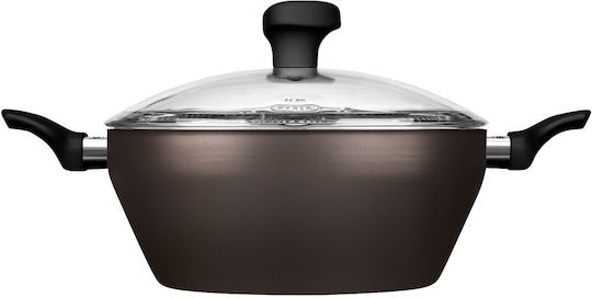 Flow Tiefer Topf aus Aluminium 24cm