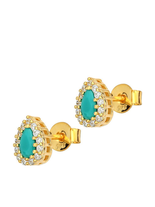 Prince Silvero Earrings made of Silver Gold Plated