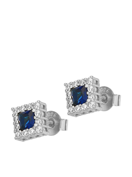 Prince Silvero Earrings made of Silver with Stones