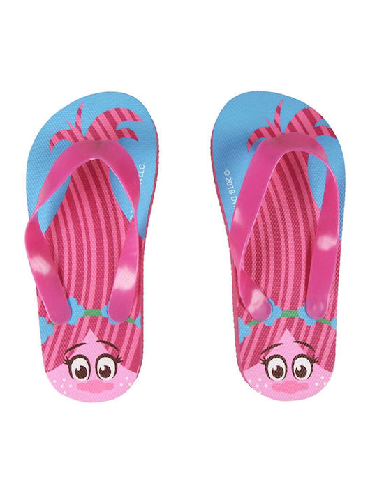 Παιδικές Σαγιονάρες Flip Flops Ροζ Poppy Trolls