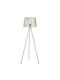 Fylliana 8060 Floor Lamp H145xW40cm. with Socket for Bulb E27 Black