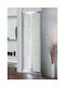 Aquarelle VENIA 110 Shower Screen for Shower with Hinged Door 66-70x185cm Mirror Chrome