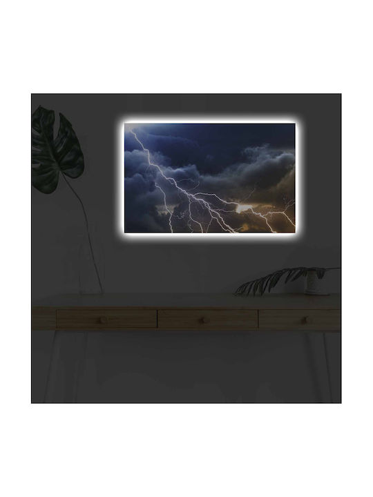 Tablou pe Pânză cu iluminare LED 45x45cm