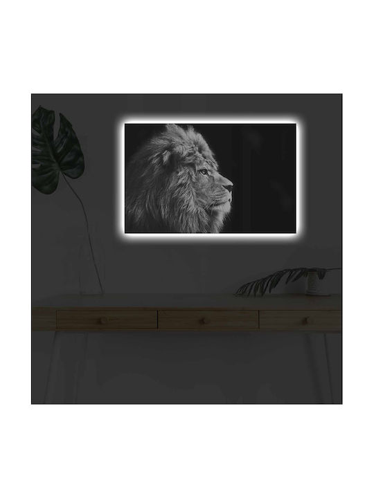 Tablou pe Pânză cu iluminare LED 45x45cm