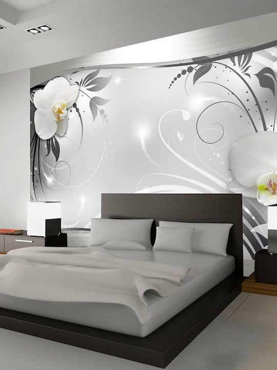 Wall Mural Fabric Silver L400xW280cm