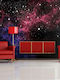 Wall Mural Fabric Red L350xW270cm