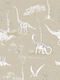 Wallpaper Khaki L100xW280cm