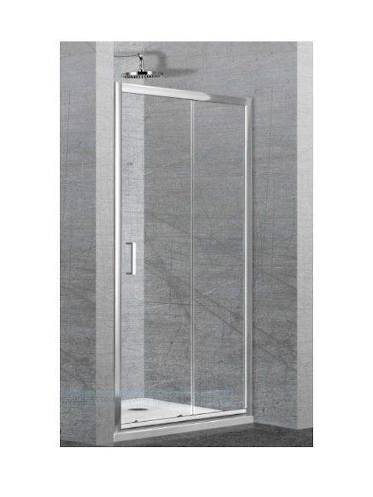 Aquarelle CLEVER 70 Divider de verandă Duș cu Glisare Ușă 100-104x190cm Oglindă Inox