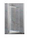 Aquarelle CLEVER 70 Divider de verandă Duș cu Glisare Ușă 100-104x190cm Oglindă Inox