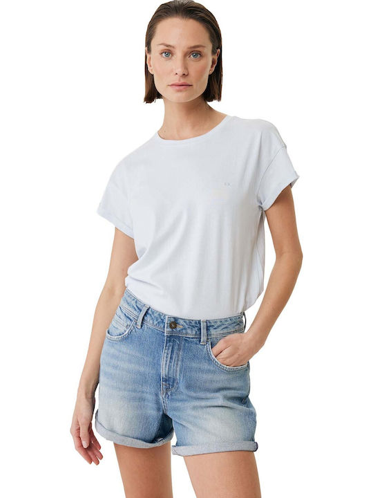 Mexx Damen Oversized T-Shirt Hellblau