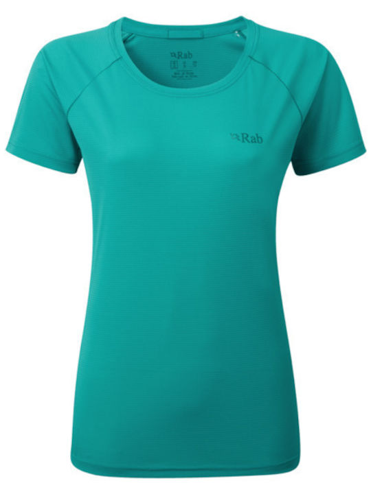 Rab Women's Athletic T-shirt Green