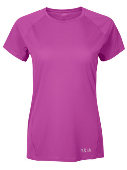 Rab Women's Athletic T-shirt Purple