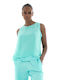 Deha Women's Summer Blouse Sleeveless Light Blue
